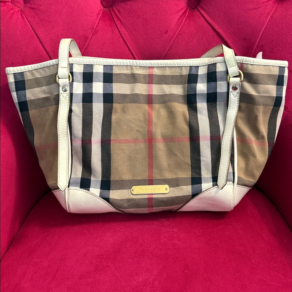 Burberry Bridle House Check Canterbury tote